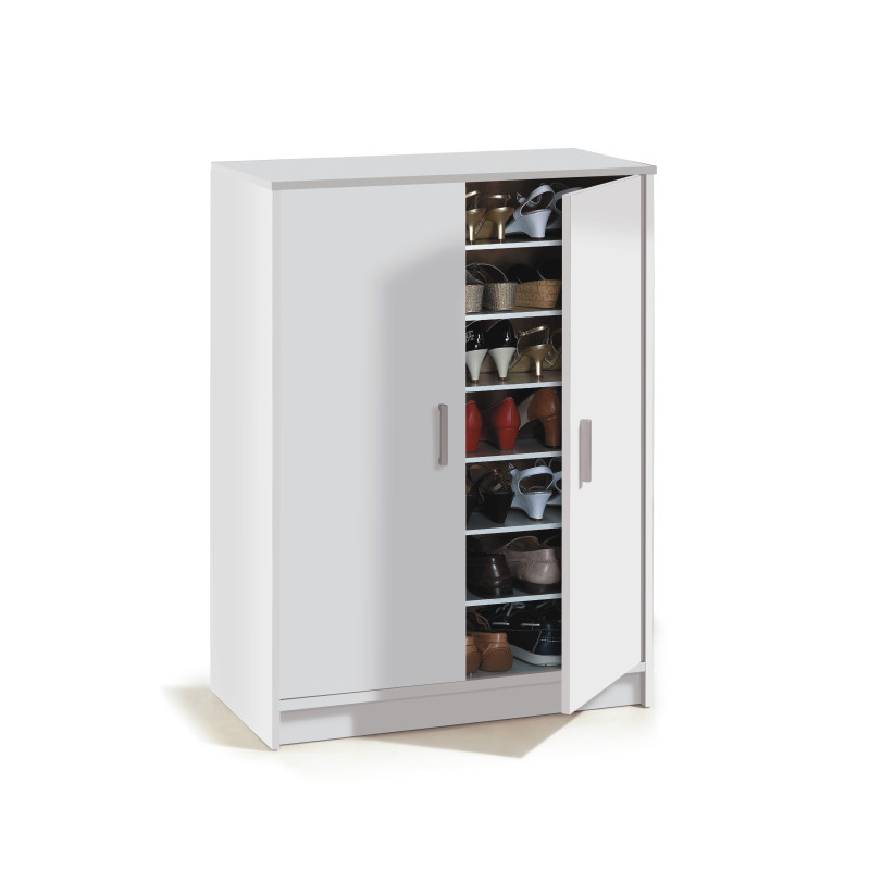 Zapatero-armario barato ADRA Blanco 75 cm
