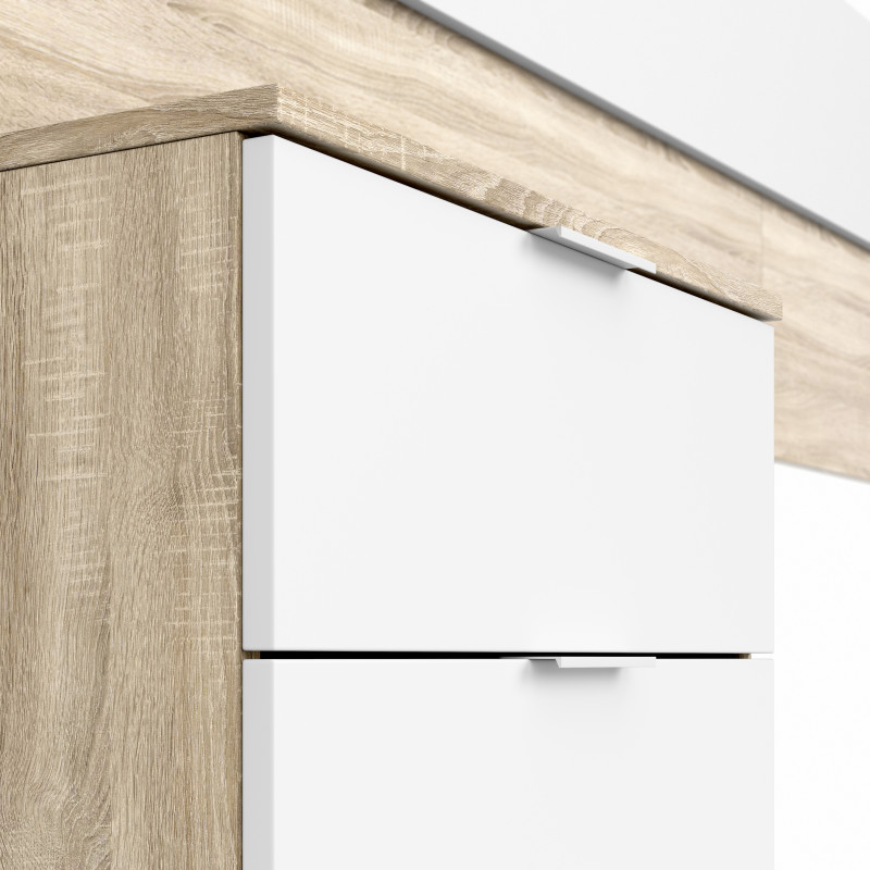 Cabezal + 2 mesitas (2C) barato MENORCA PLUS Blanco Artik 247 cm