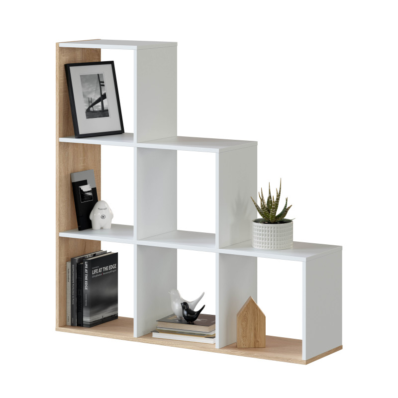 Estantería barata BUBION-Plus Blanco Artik 108 cm