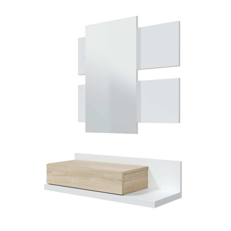 Recibidor 1c + espejo barato Modern Blanco Artik