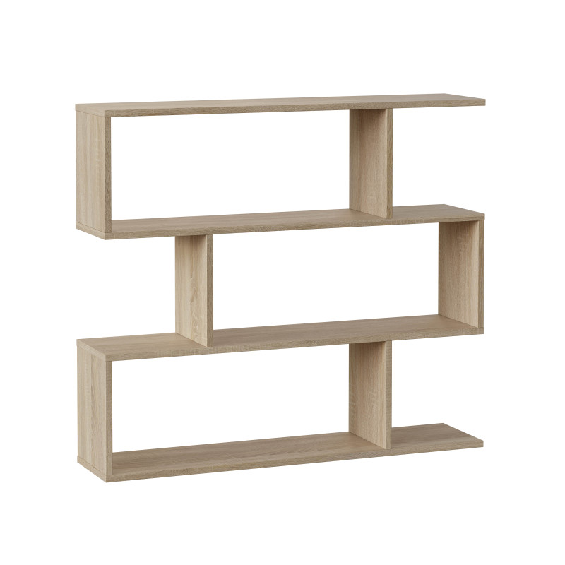 Estantería baja barata SALOBRENA Roble Canadian 110 cm