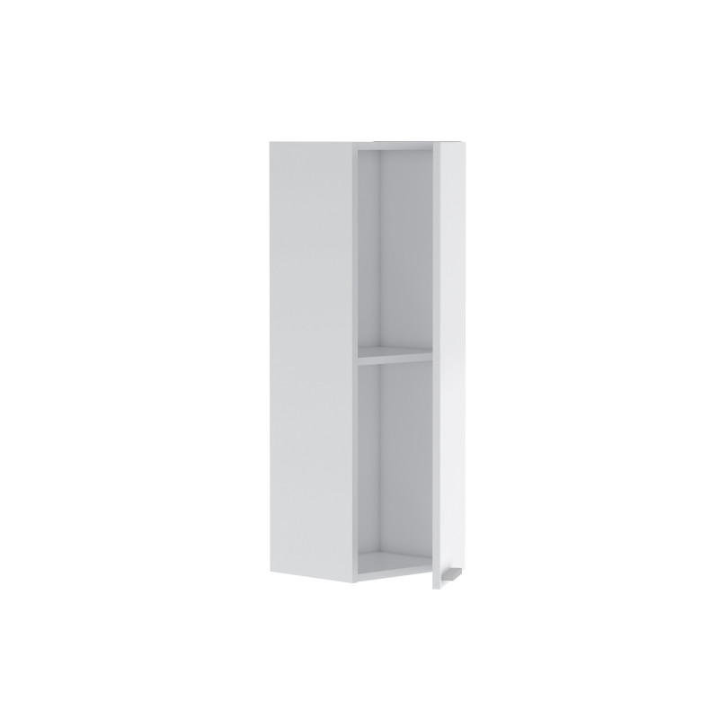 Columna baño 1 puerta suspendida barato DENIA Blanco Brillo 30 cm