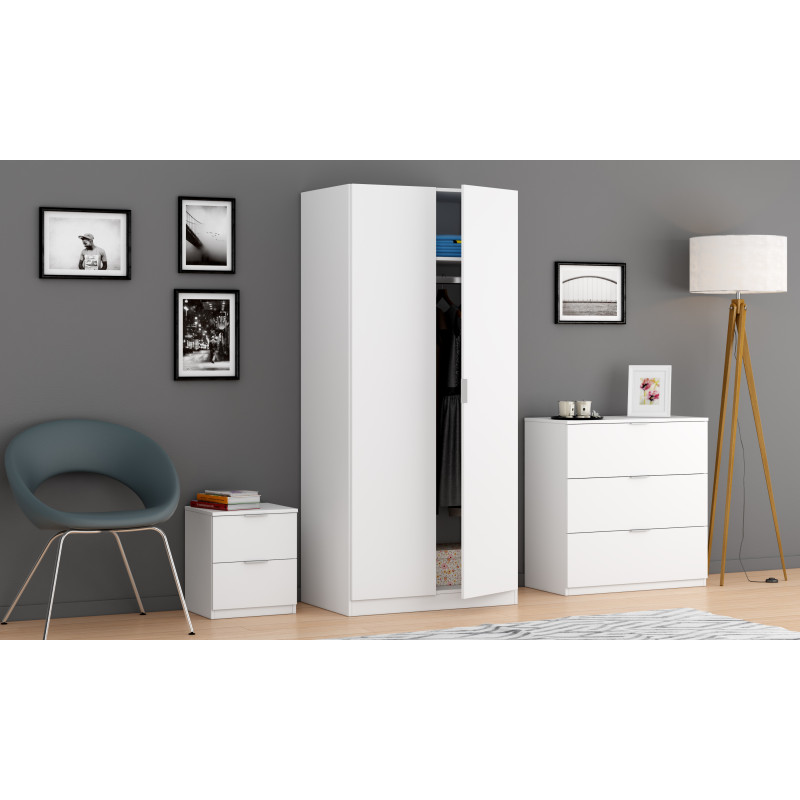 Armario 2p barato MOJACAR Blanco 81.2 cm